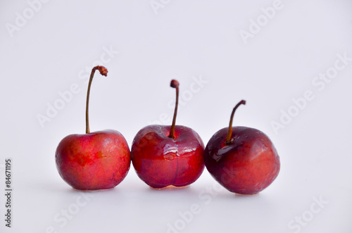 cherry,backgron,isolated,red,fruit,food,healthty,fresh,color,sweet,green photo