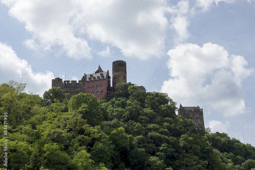 Burg Schönburg bei Oberwesel am Rhein, Deutschland