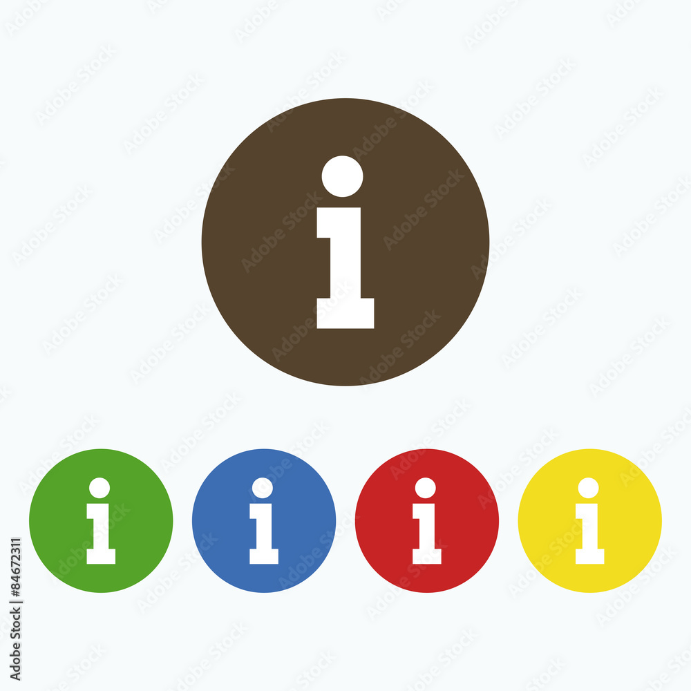 Simple icon information. Simple icon information.