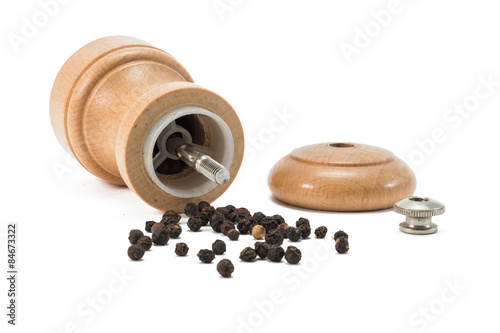 inside a pepper mill