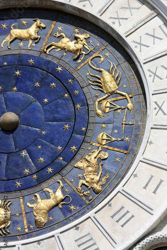 Astrological clock photo