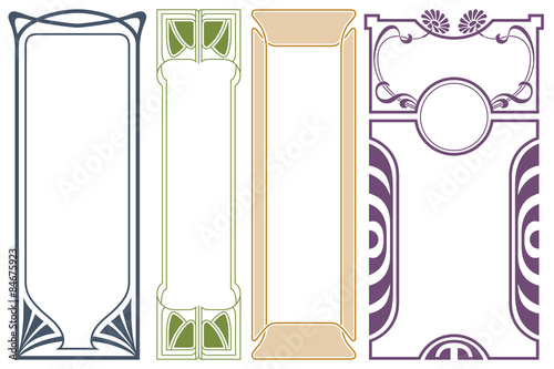 Vector abstract framework from the bound lines and flowers