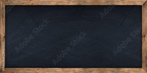 Foto wide blackboard