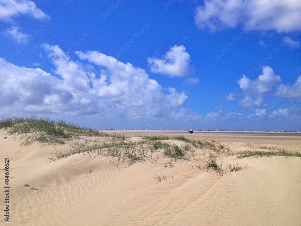 Sandstrand und Dünen, Nordseeinsel Rømø, Lakolk Strand Sandstrand und Dünen, Nordseeinsel Rømø, Lakolk Strand