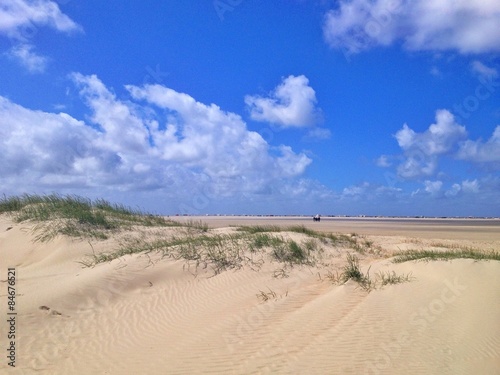 Sandstrand und D  nen an der Nordsee