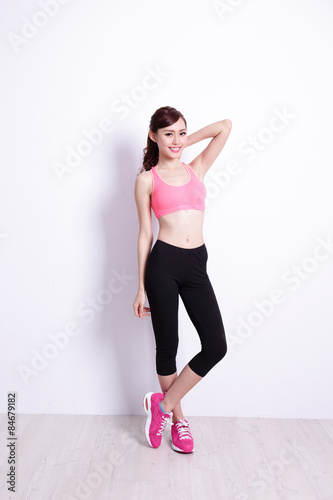 Sport Woman with health figure © ryanking999