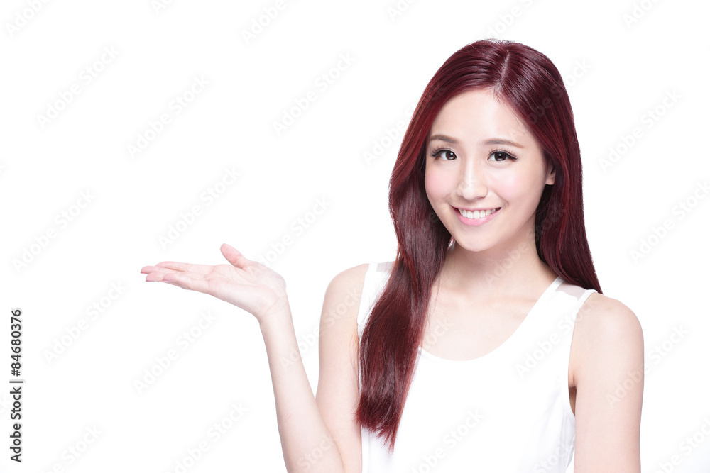 Beauty woman with charming smile Beauty woman with charming smile