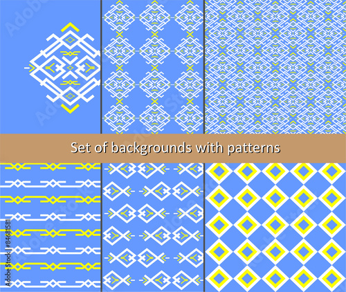 the Illustration dedicated to the pattern background set.