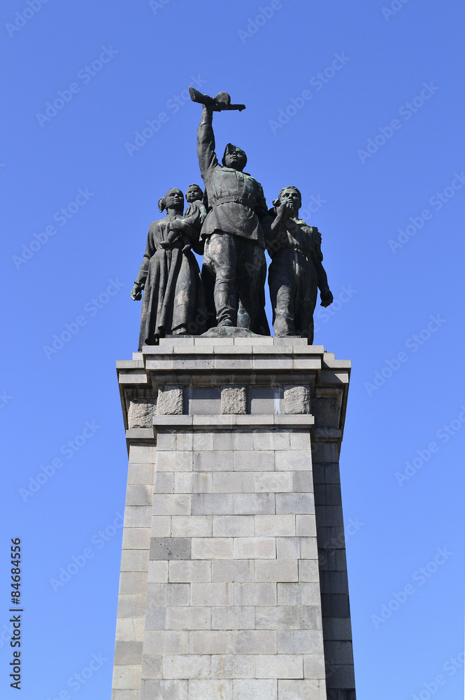 Memorial Monument dedicated to  Soviet Army, Sofia, from 1954