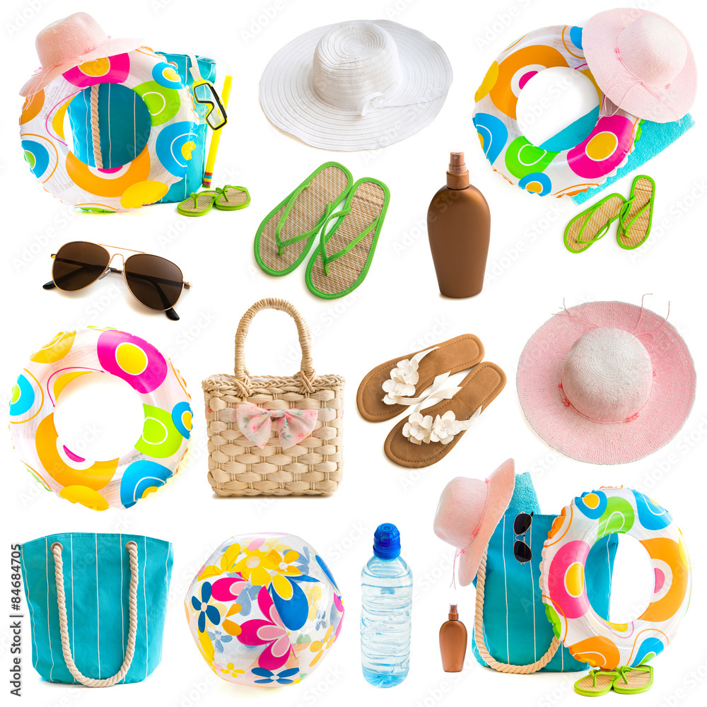 beach accessories Stock Photo Adobe Stock