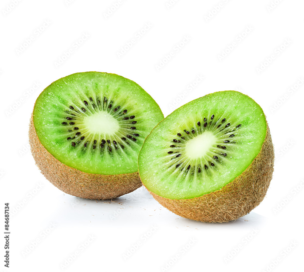 Kiwi fruit isolated on white background. Kiwi fruit isolated on white background.