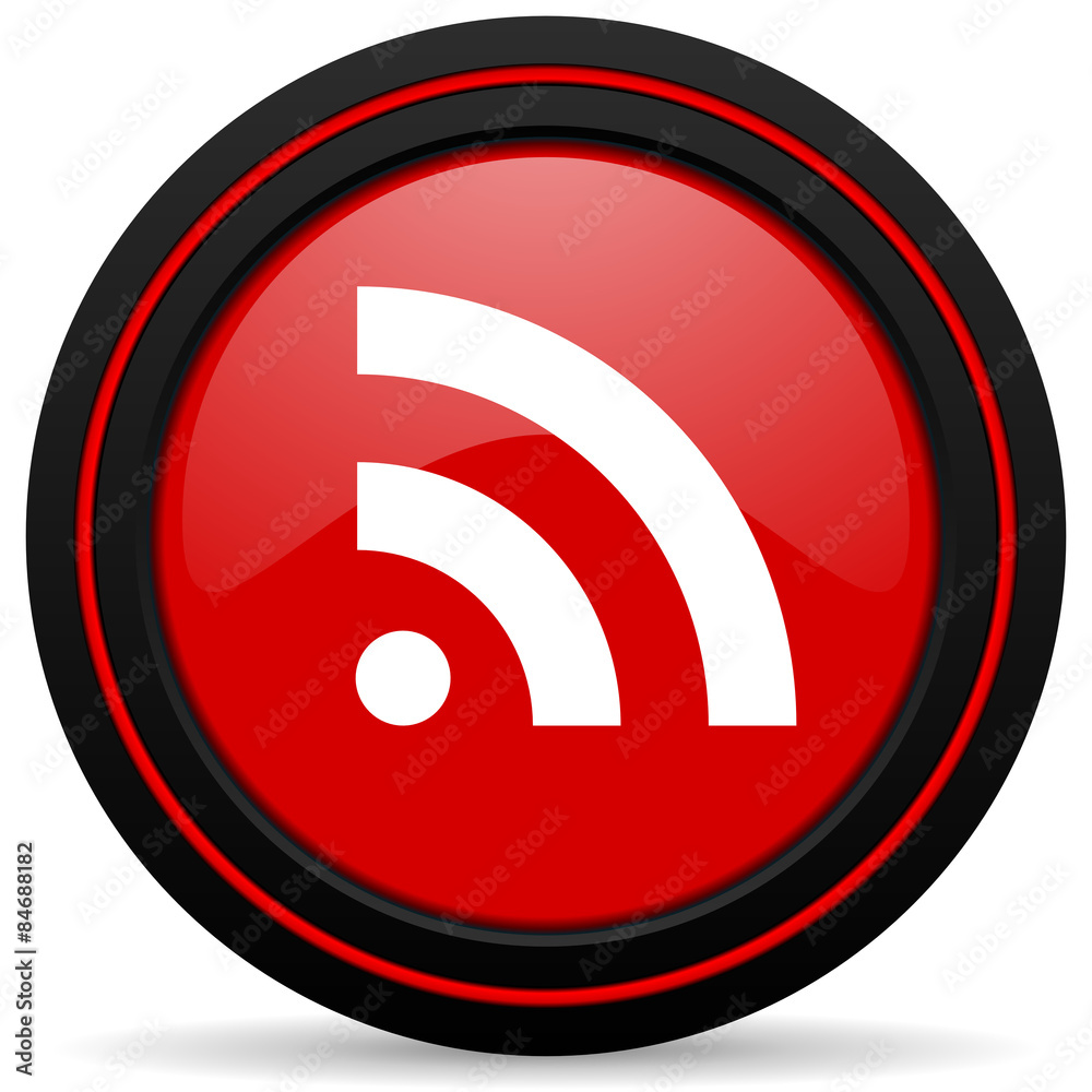 rss red glossy web icon rss red glossy web icon