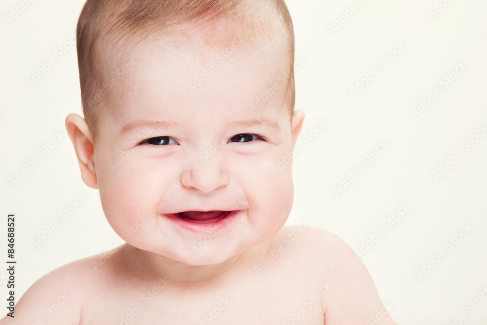 Closeup portrait of beautiful baby Closeup portrait of beautiful baby