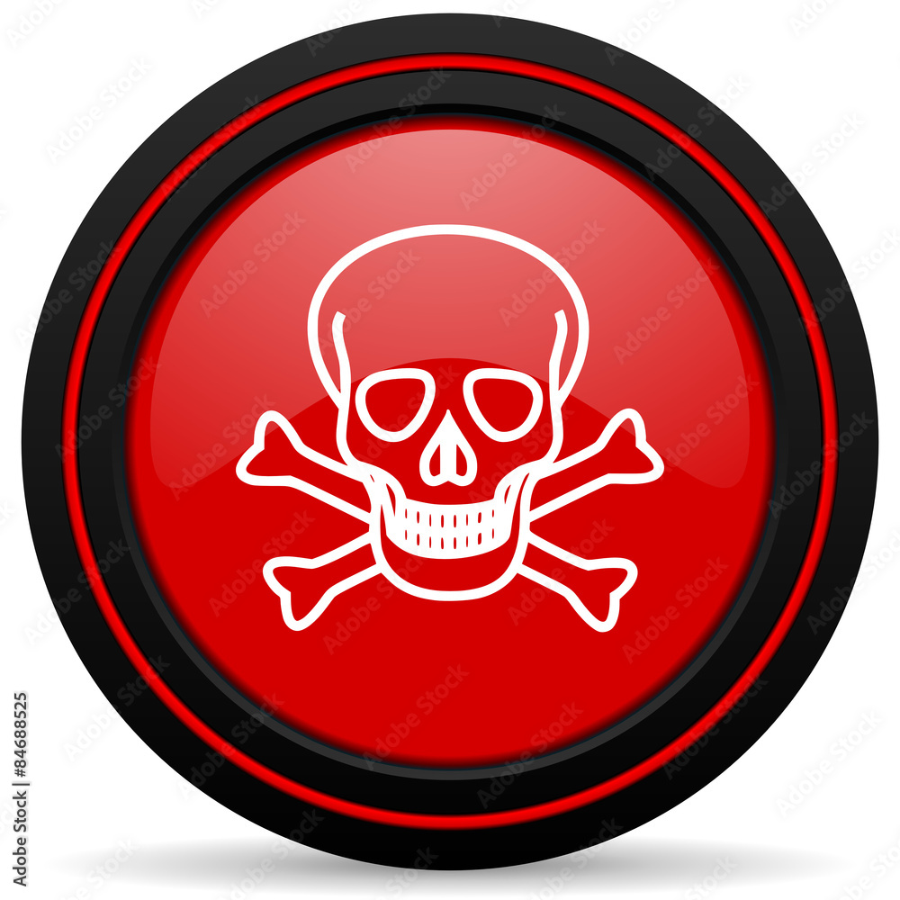 skull red glossy web icon skull red glossy web icon