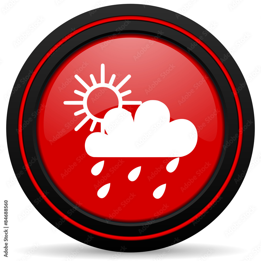 rain red glossy web icon rain red glossy web icon