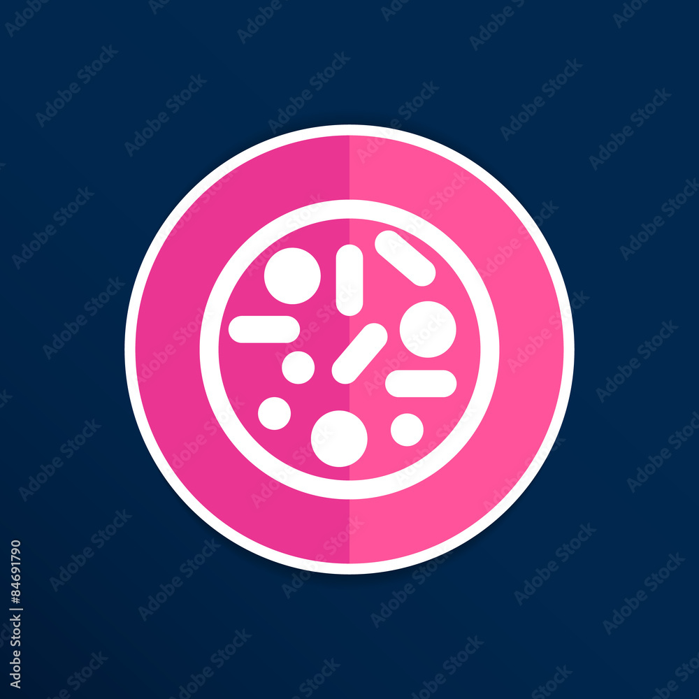 Vector icon Biochemistry microbiology Microorganisms Bacterias Vector icon Biochemistry microbiology Microorganisms Bacterias