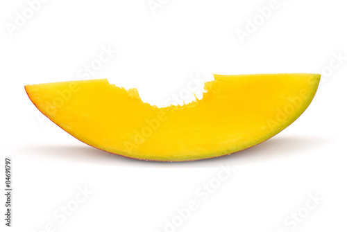 A piece of mango bite