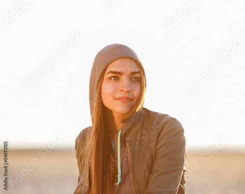 Portrait of beautiful girl