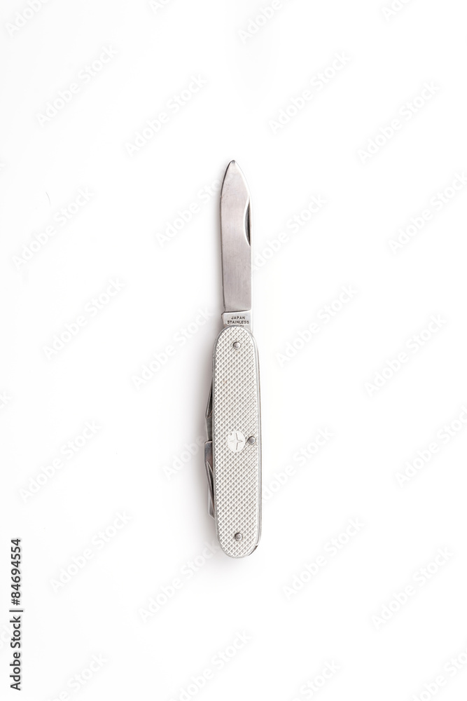 pocket knife isolated on white background pocket knife isolated on white background