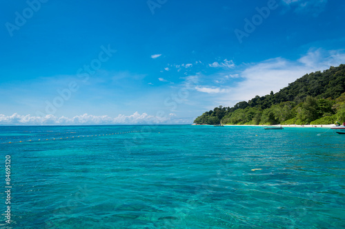 sea and Tachai Island, Thailand © topntp