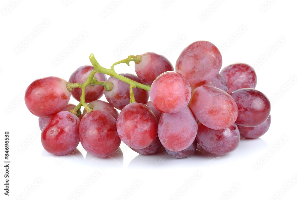 grapes on white background grapes on white background