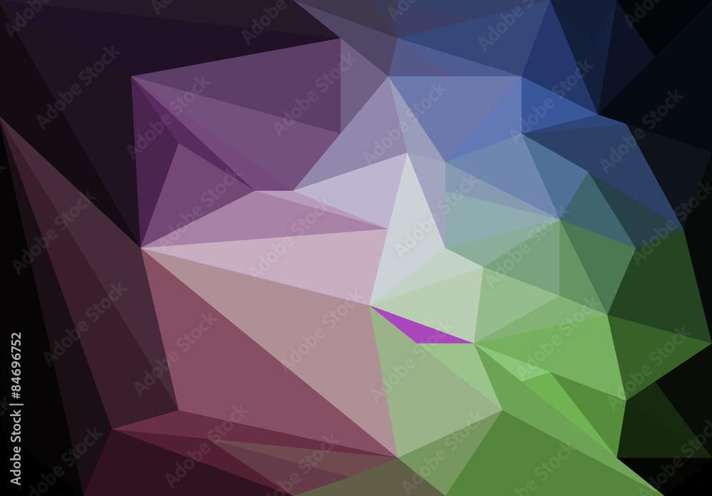 Fototapeta premium Colorful polygon Abstract background
