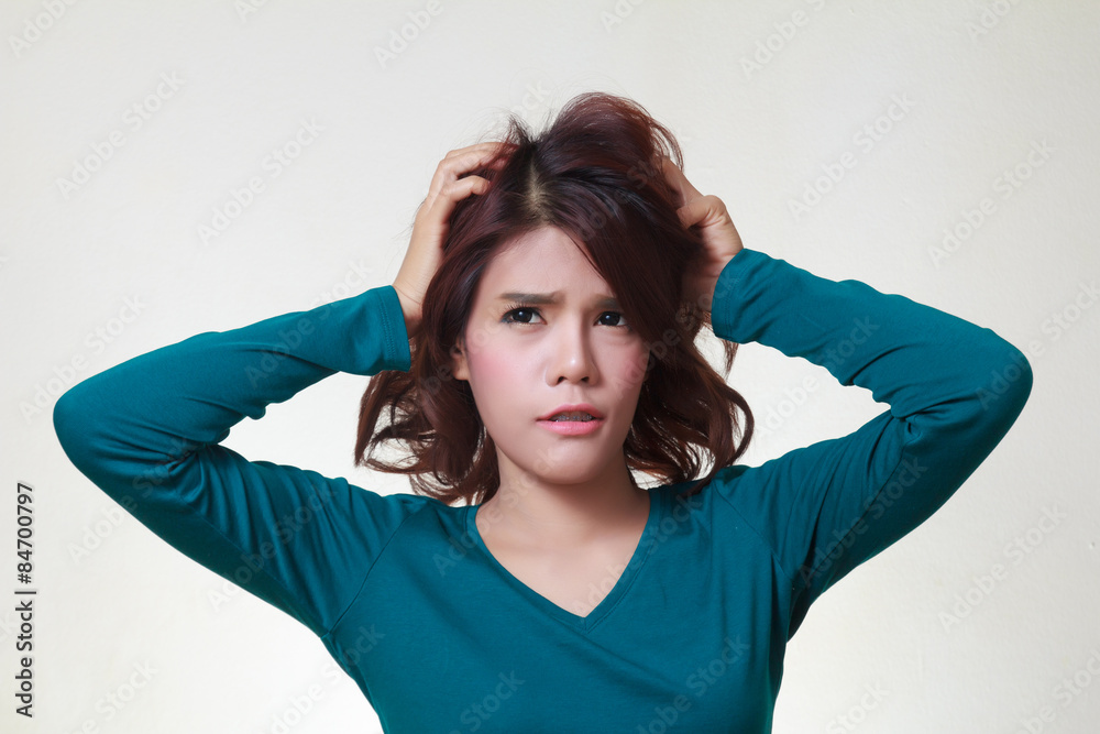 Woman stress Woman stress