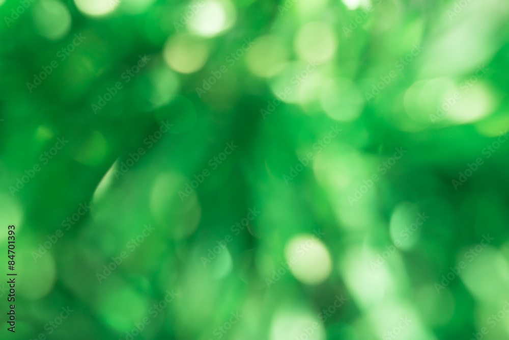 Obraz premium green bokeh