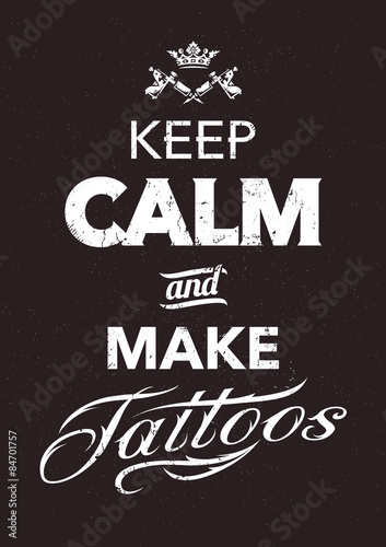 Fotografie, Obraz Udělat Tetování Typografie