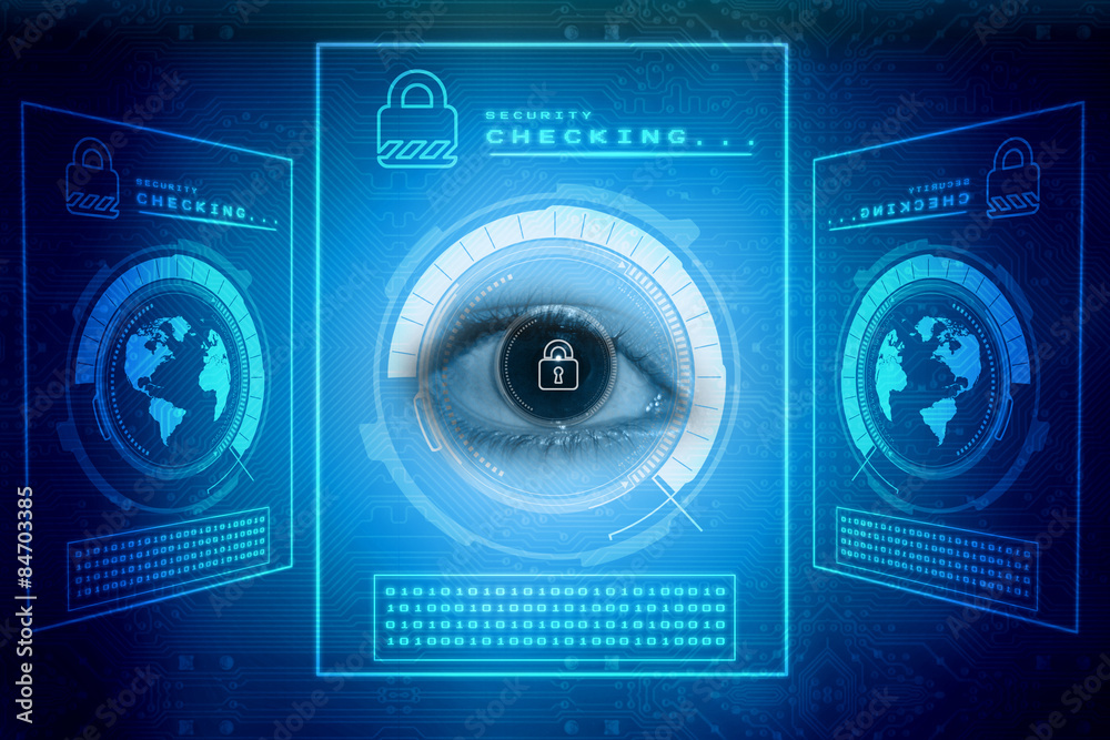 Digital Eye background Digital Eye background