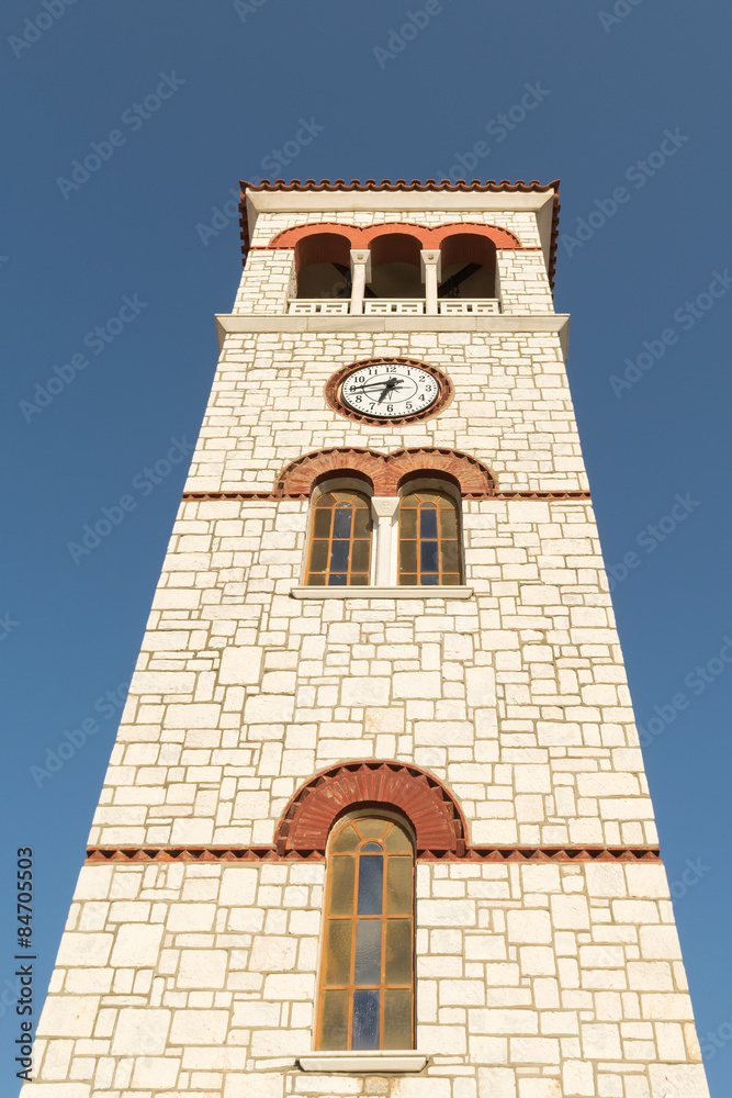 Obraz premium Tall Campanile against the sky.