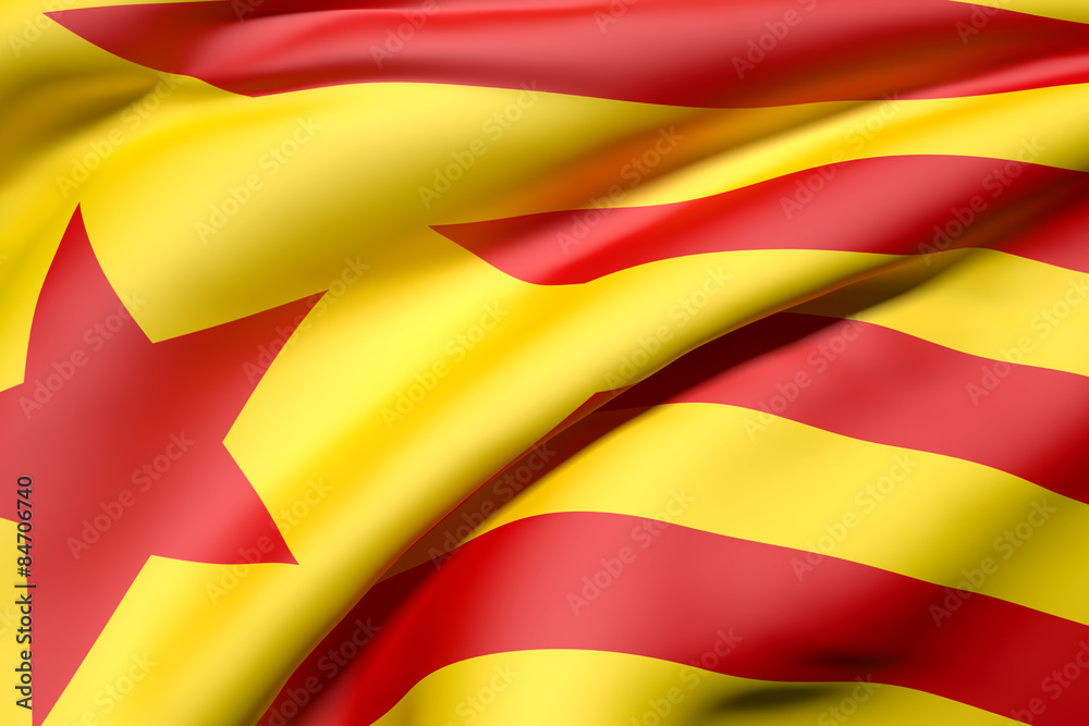 Obraz premium catalonia flag