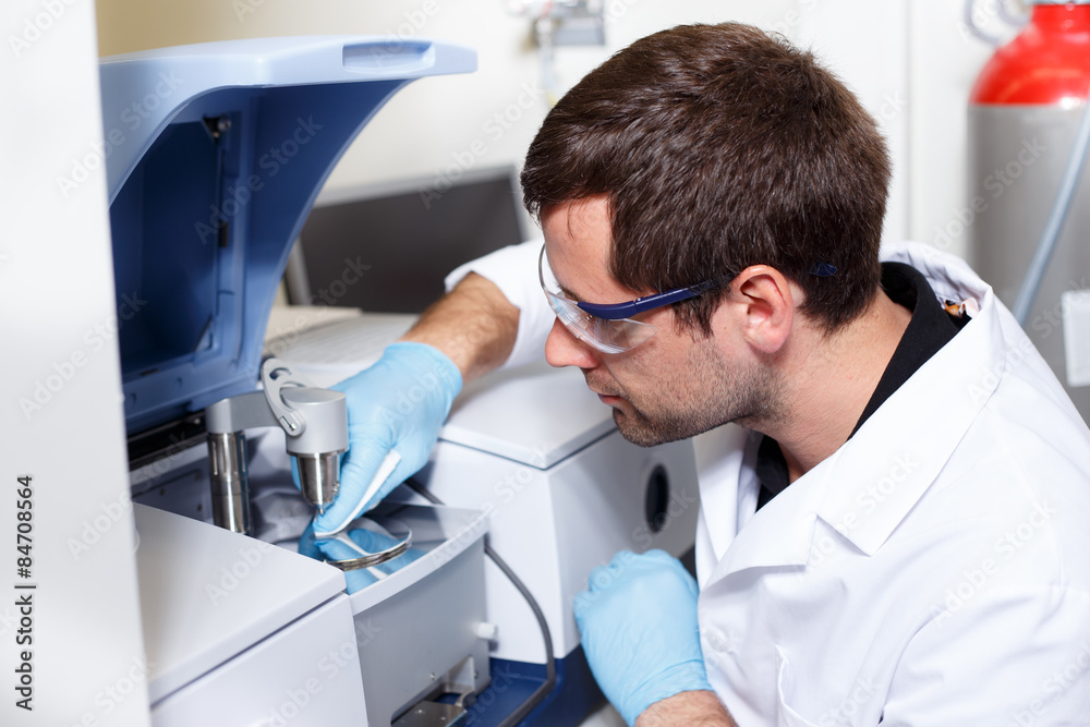 Scientist research in a lab environment