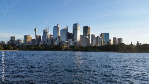 Sydney city from Mrs Macquarie Point, Sydney, Australia © aure50