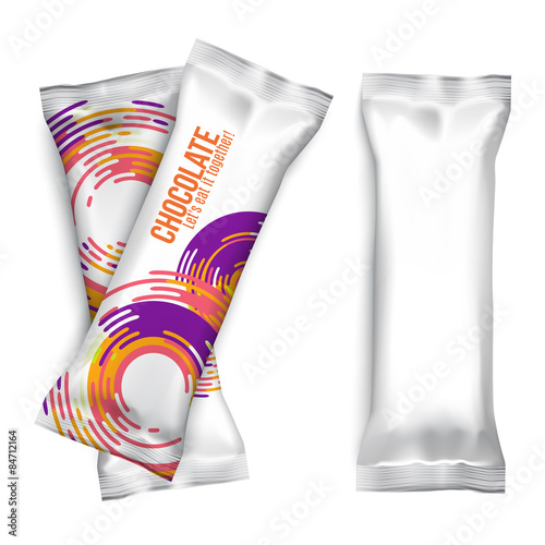 Blank Foil Food Snack Packages