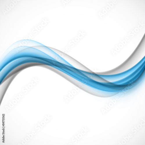 Abstract blue gray wave