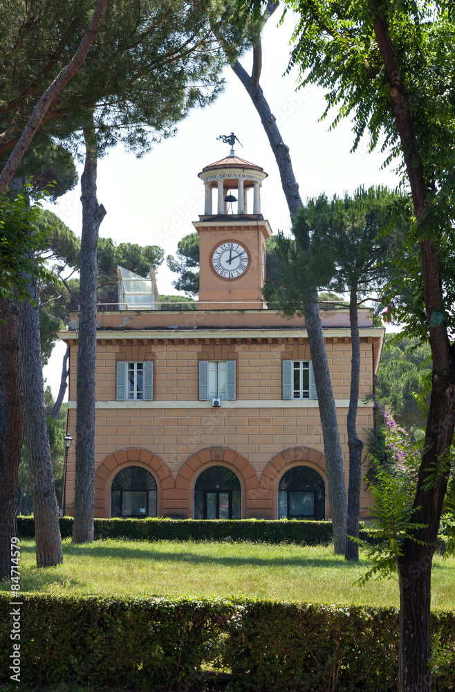 Casino dell'orologio, Villa Borghese, Roma Stock Photo | Adobe Stock