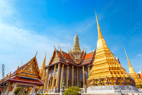 Wat Phra Kaew in Bangkok  Thailand
