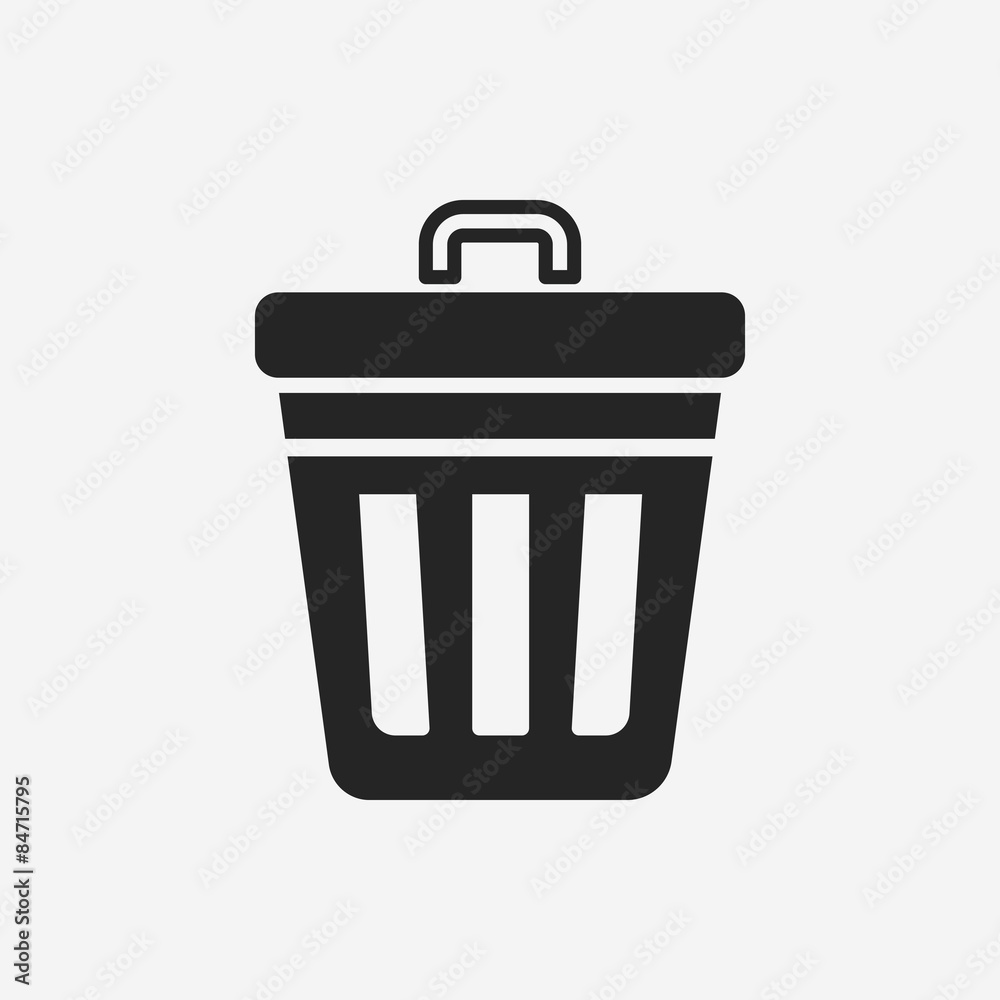 garbage can icon garbage can icon