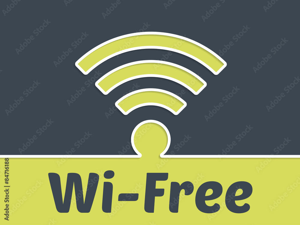 Free wireless connection advertising background Free wireless connection advertising background