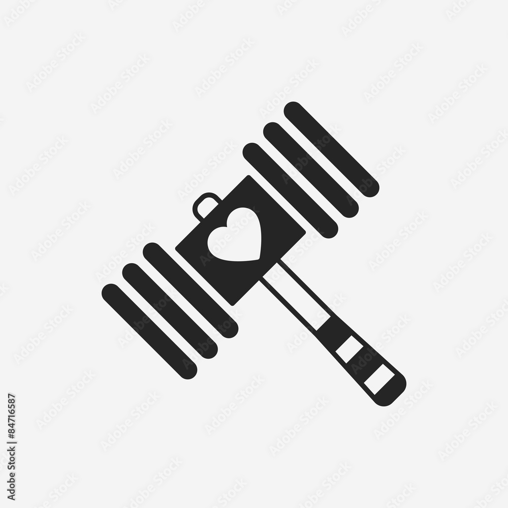 toy hammer icon