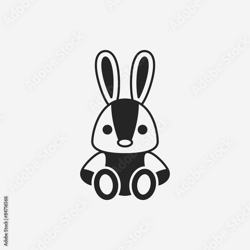 toy rabbit doll icon