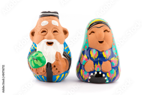 National uzbek figurines (souvenirs hand-made)