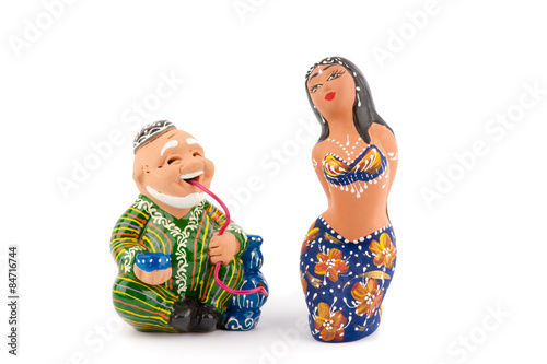 National uzbek figurines  souvenirs hand-made 