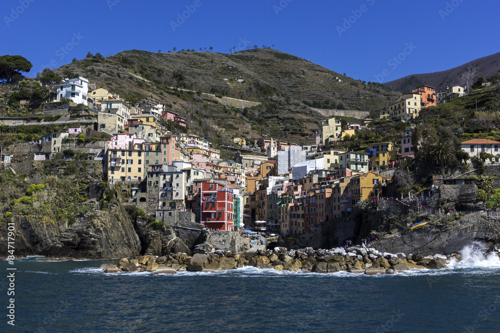 Riomaggiore in Cinque Terre in Italy