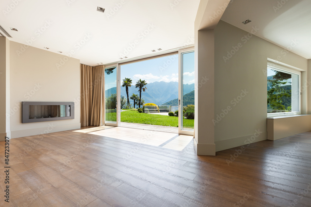 Obraz premium Architecture, empty living room
