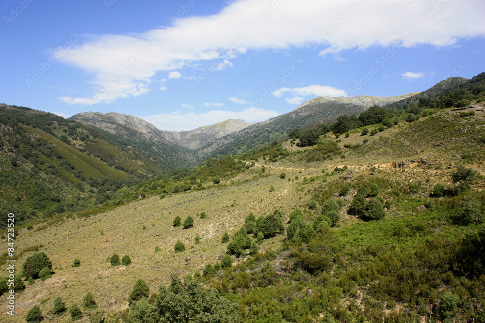 Montañas y campos  en Sierra de Gredos