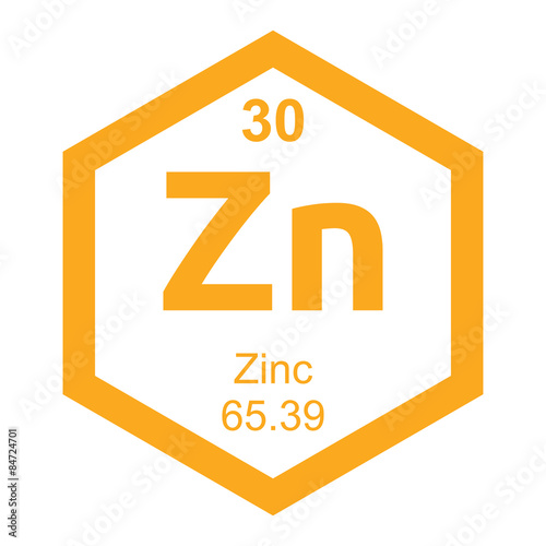 Periodic table Zinc photo