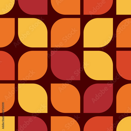 Seamless geometric vintage wallpaper vector illustration