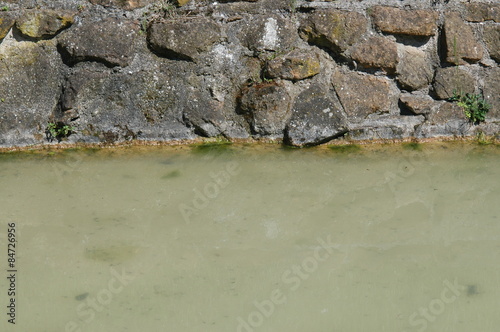 Water and rocks to use as background